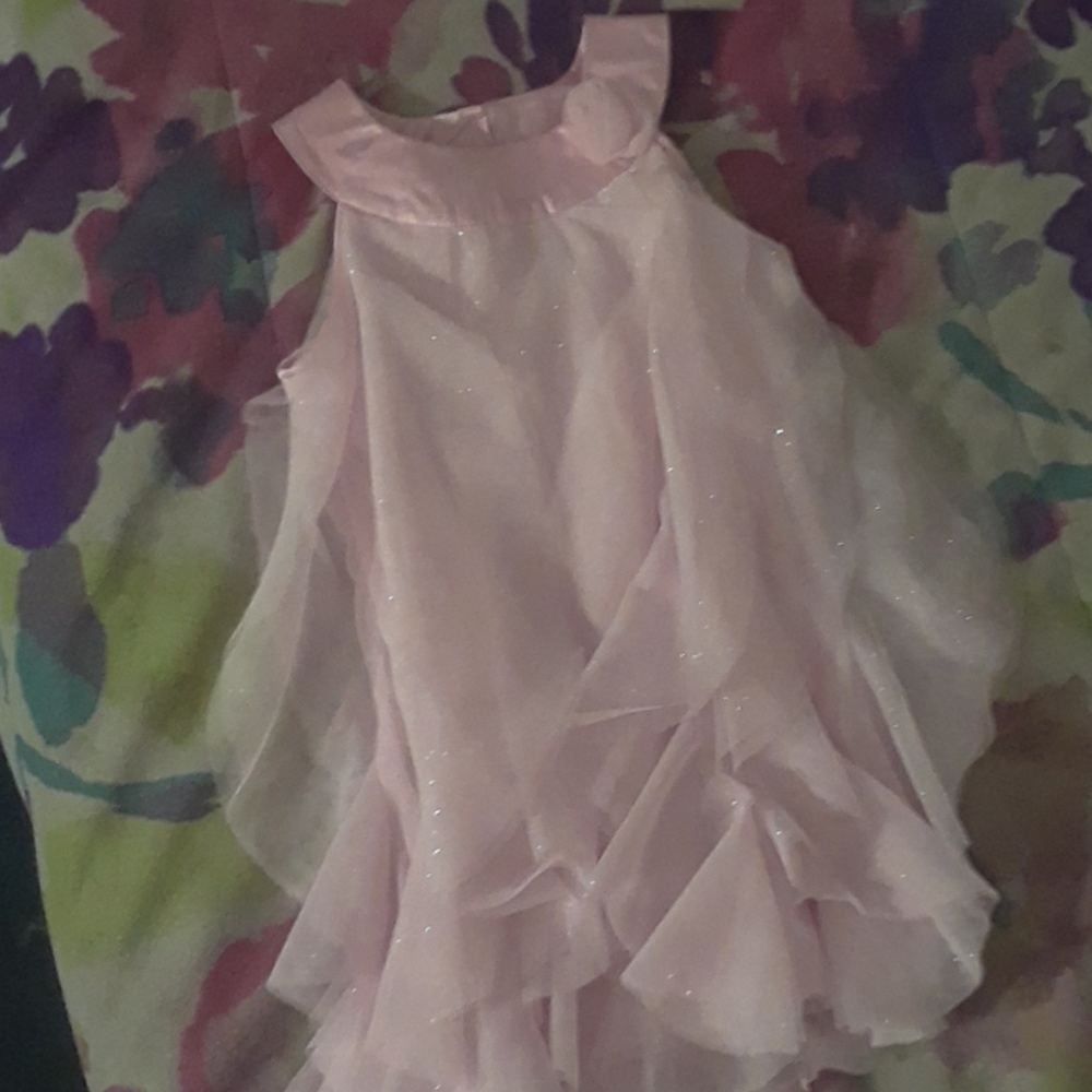 a baby pink dress
